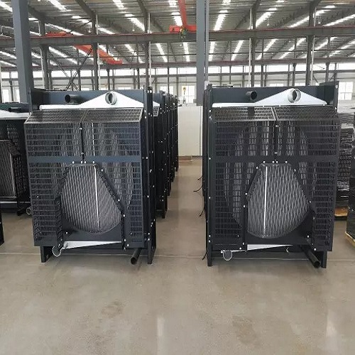 Aluminiumsradiator for generator